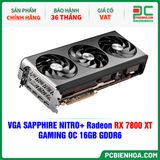  VGA SAPPHIRE NITRO+ Radeon RX 7800 XT GAMING OC 16GB GDDR6 (11330-01-20G) 
