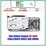  VGA ASROCK Radeon RX 6600 CHALLENGER WHITE 8GB GDDR6 ( RX6600 CLW 8G ) 