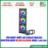  TẢN NHIỆT NƯỚC AIO COOLER MASTER MASTERLIQUID ML360 ILLUSION ARGB ( HỖ TRỢ SOCKET LGA1700 ) 