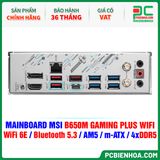  DDR5 - MAINBOARD MSI B650M GAMING PLUS WIFI ( WiFi 6E / Bluetooth 5.3 / AM5 / m-ATX / 4xDDR5 ) 