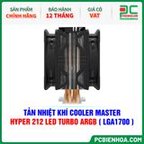  TẢN NHIỆT KHÍ COOLER MASTER HYPER 212 LED TURBO ARGB ( HỖ TRỢ SOCKET LGA1700 ) 