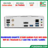  MAINBOARD GIGABYTE B760M GAMING PLUS WIFI DDR4 ( WiFi 6 / Bluetooth 5.3 / LGA1700 / m-ATX / 4xDDR4 ) 