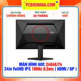  MÀN HÌNH AOC 24G4E/74 - 24in FullHD IPS 180Hz 0.5ms ( HDMI / DP ) 