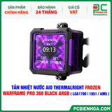  TẢN NHIỆT NƯỚC AIO THERMALRIGHT FROZEN WARFRAME PRO 360 BLACK ARGB ( HỖ TRỢ SOCKET LGA1700 | 1851 / AM5 ) 