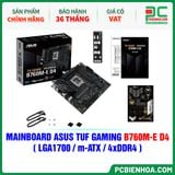  MAINBOARD ASUS TUF GAMING B760M-E D4 ( LGA1700 / m-ATX / 4xDDR4 ) 