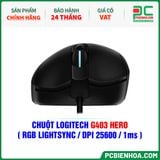  CHUỘT LOGITECH G403 HERO ( RGB LIGHTSYNC / DPI 25600 / 1ms ) 