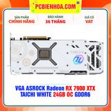  VGA ASRock Radeon RX 7900 XTX TAICHI WHITE 24GB OC GDDR6 ( RX7900XTX TCW 24GO ) 