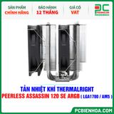  TẢN NHIỆT KHÍ THERMALRIGHT PEERLESS ASSASSIN 120 SE ARGB ( HỖ TRỢ SOCKET LGA1700 / AM5 ) 