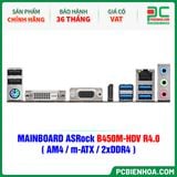  MAINBOARD ASRock B450M-HDV R4.0 ( AM4 / m-ATX / 2xDDR4 ) 