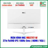  MÀN HÌNH HKC MB27V7-W MÀU TRẮNG - 27in FullHD IPS 100Hz 5ms ( HDMI / VGA ) 