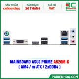  MAINBOARD ASUS PRIME A520M-K ( AM4 / m-ATX / 2xDDR4 ) 