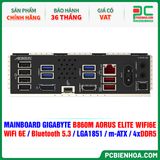  DDR5 - MAINBOARD GIGABYTE B860M AORUS ELITE WIFI6E ( WiFi 6E / Bluetooth 5.3 / LGA1851 / m-ATX / 4xDDR5 ) 