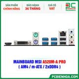  MAINBOARD MSI A520M-A PRO ( AM4 / m-ATX / 2xDDR4 ) 