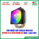  TẢN NHIỆT KHÍ COOLER MASTER HYPER 212 SPECTRUM V2 LED RGB ( HỖ TRỢ SOCKET LGA1700 ) 