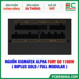 NGUỒN XIGMATEK ALPHA FURY GD 1100W - PCIE5 ATX 3.0 ( 80PLUS GOLD / FULL MODULAR - EN40535 ) 