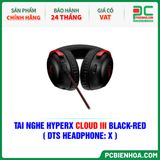  TAI NGHE HYPERX CLOUD III BLACK-RED ( DTS HEADPHONE: X ) 