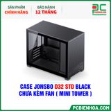  CASE JONSBO D32 STD BLACK - CHƯA KÈM FAN ( MINI TOWER ) 