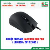  CHUỘT CORSAIR HARPOON RGB PRO ( LED RGB / DPI 12.000 ) 