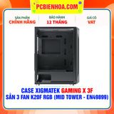  CASE XIGMATEK GAMING X 3F - SẴN 3 FAN K20F RGB ( MID TOWER - EN49899 ) 