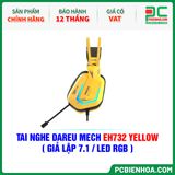  TAI NGHE DAREU MECH EH732 YELLOW ( GIẢ LẬP 7.1 / LED RGB ) 