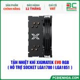  TẢN NHIỆT KHÍ XIGMATEK EVO RGB ( HỖ TRỢ SOCKET LGA1700|1851 - EN47138 ) 