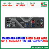  DDR5 - MAINBOARD GIGABYTE B860M EAGLE WIFI6 ( WiFi 6 / Bluetooth 5.3 / LGA1851 / m-ATX / 2xDDR5 ) 