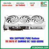  VGA SAPPHIRE PURE Radeon RX 9070 XT GAMING OC 16GB GDDR6 (11348-02-20G) 