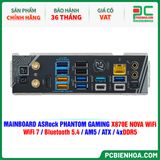  DDR5 - MAINBOARD ASRock PHANTOM GAMING X870E NOVA WiFi ( WiFi 7 / Bluetooth 5.4 / AM5 / ATX / 4xDDR5 ) 