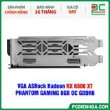  VGA ASRock Radeon RX 6500 XT PHANTOM GAMING 8GB OC GDDR6 ( RX6500XT PG 8GO ) 