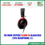  TAI NGHE HYPERX CLOUD III BLACK-RED ( DTS HEADPHONE: X ) 
