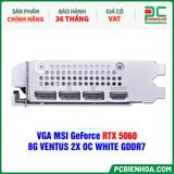  VGA MSI GeForce RTX 5060 8G VENTUS 2X OC WHITE GDDR7 