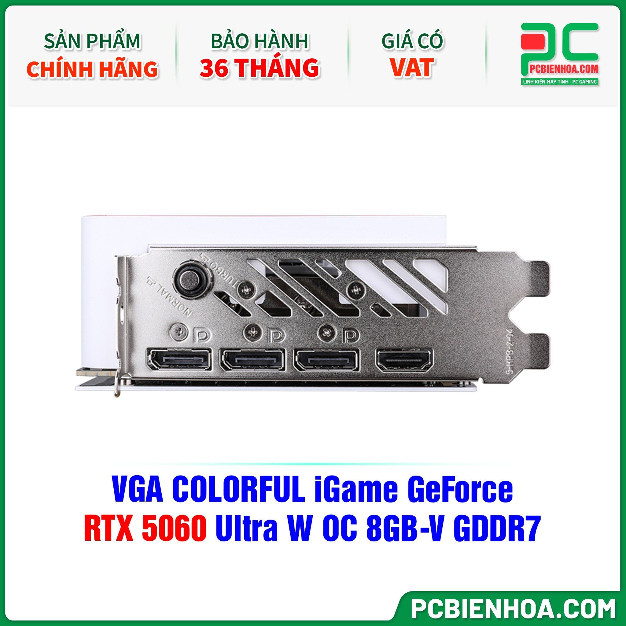  VGA COLORFUL iGame GeForce RTX 5060 Ultra W OC 8GB-V GDDR7 