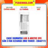  CASE XIGMATEK LUX G ARCTIC 3FX - SẴN 3 FAN X22ARGB ( MID TOWER - EN48717 ) 