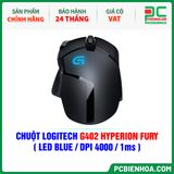  CHUỘT LOGITECH G402 HYPERION FURY ( LED BLUE / DPI 4000 / 1ms ) 