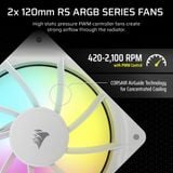  TẢN NHIỆT NƯỚC AIO CORSAIR NAUTILUS 240 RS ARGB WHITE ( HỖ TRỢ SOCKET LGA1700|1851 / AM5 ) 