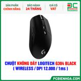  CHUỘT KHÔNG DÂY LOGITECH G304 BLACK ( WIRELESS / DPI 12.000 / 1ms ) 