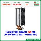  TẢN NHIỆT KHÍ XIGMATEK EVO RGB ( HỖ TRỢ SOCKET LGA1700|1851 - EN47138 ) 