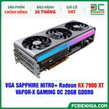  VGA SAPPHIRE NITRO+ Radeon RX 7900 XT VAPOR-X GAMING OC 20GB GDDR6 (11323-01-40G) 
