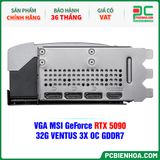  VGA MSI GeForce RTX 5090 32G VENTUS 3X OC GDDR7 