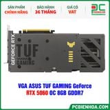  VGA ASUS TUF GAMING GeForce RTX 5060 OC 8GB GDDR7 (TUF-RTX5060-O8G-GAMING) 