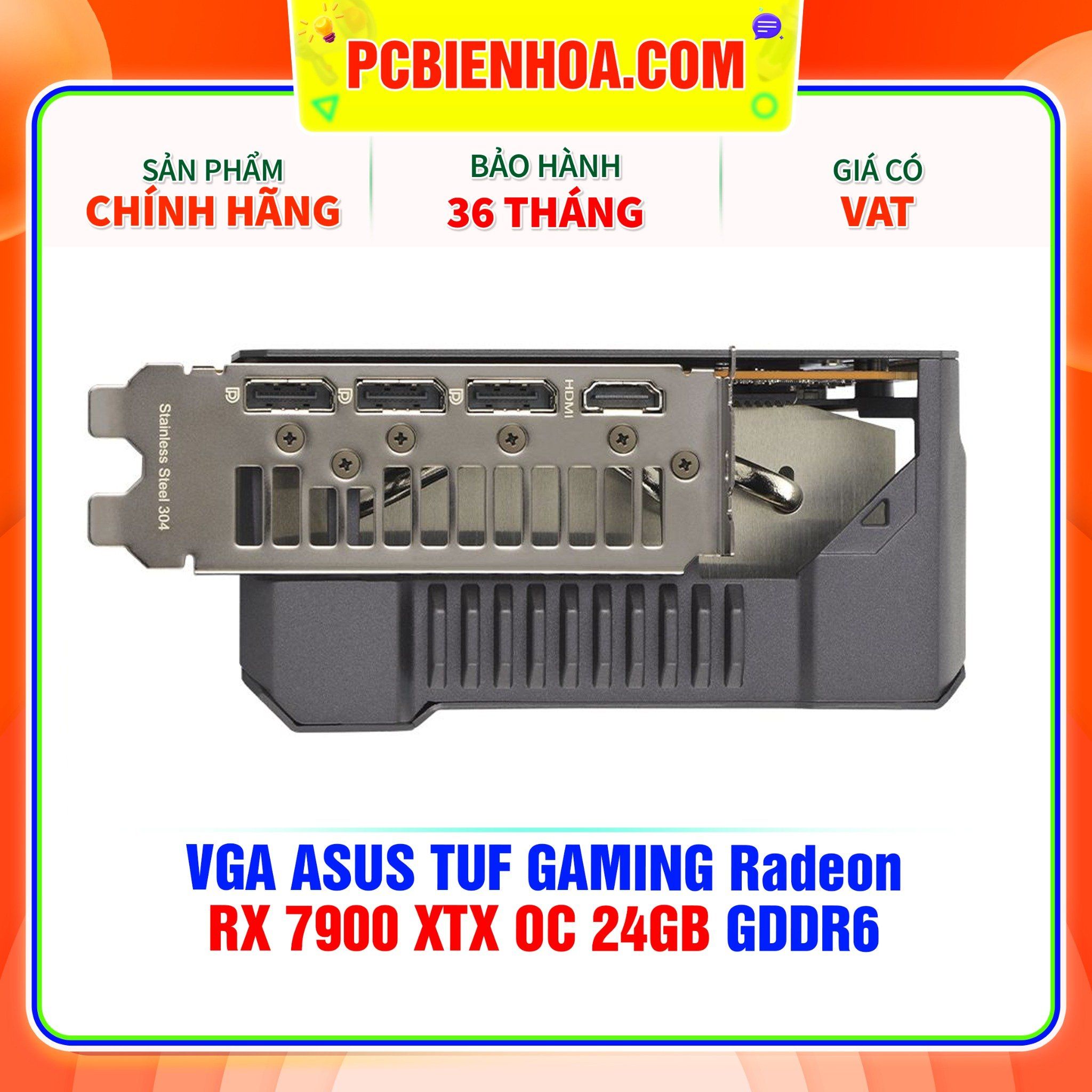  VGA ASUS TUF GAMING Radeon RX 7900 XTX OC 24GB GDDR6 ( TUF-RX7900XTX-O24G-GAMING ) 
