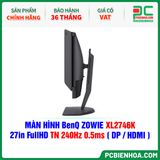  MÀN HÌNH BenQ ZOWIE XL2746K - 27in FullHD TN 240Hz 0.5ms ( DP / HDMI ) 