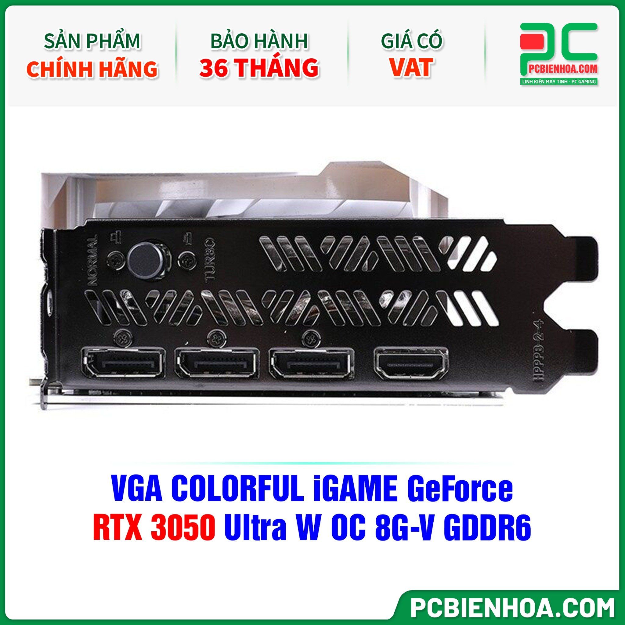  VGA COLORFUL iGAME GeForce RTX 3050 Ultra W OC 8G-V GDDR6 