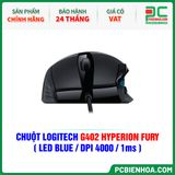  CHUỘT LOGITECH G402 HYPERION FURY ( LED BLUE / DPI 4000 / 1ms ) 
