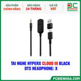  TAI NGHE HYPERX CLOUD III BLACK ( DTS HEADPHONE: X ) 