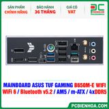  DDR5 - MAINBOARD ASUS TUF GAMING B650M-E WIFI ( WiFi 6 / Bluetooth v5.2 / AM5 / m-ATX / 4xDDR5 ) 