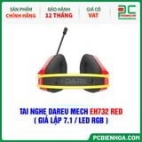  TAI NGHE DAREU MECH EH732 RED ( GIẢ LẬP 7.1 / LED RGB ) 