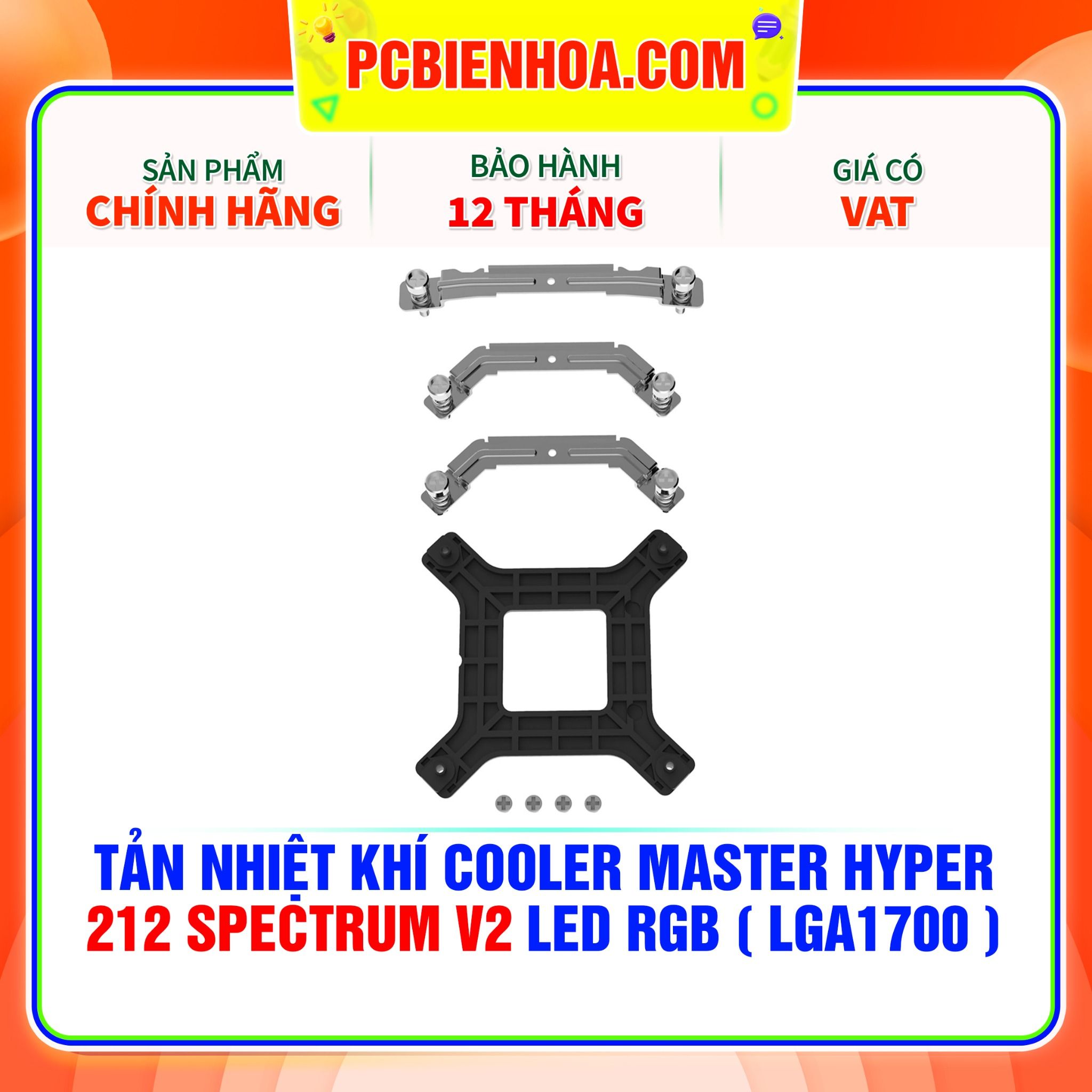  TẢN NHIỆT KHÍ COOLER MASTER HYPER 212 SPECTRUM V2 LED RGB ( HỖ TRỢ SOCKET LGA1700 ) 