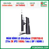  MÀN HÌNH LG UltraGear 27GR75Q-B - 27in 2K IPS 165Hz 1ms ( DP / HDMI ) 