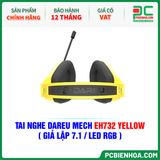  TAI NGHE DAREU MECH EH732 YELLOW ( GIẢ LẬP 7.1 / LED RGB ) 